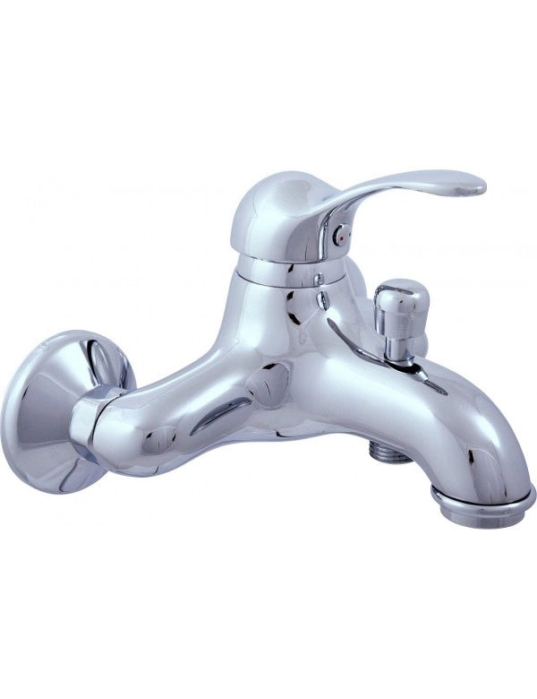 Miscelatore vasca a muro LABE ottone cromato