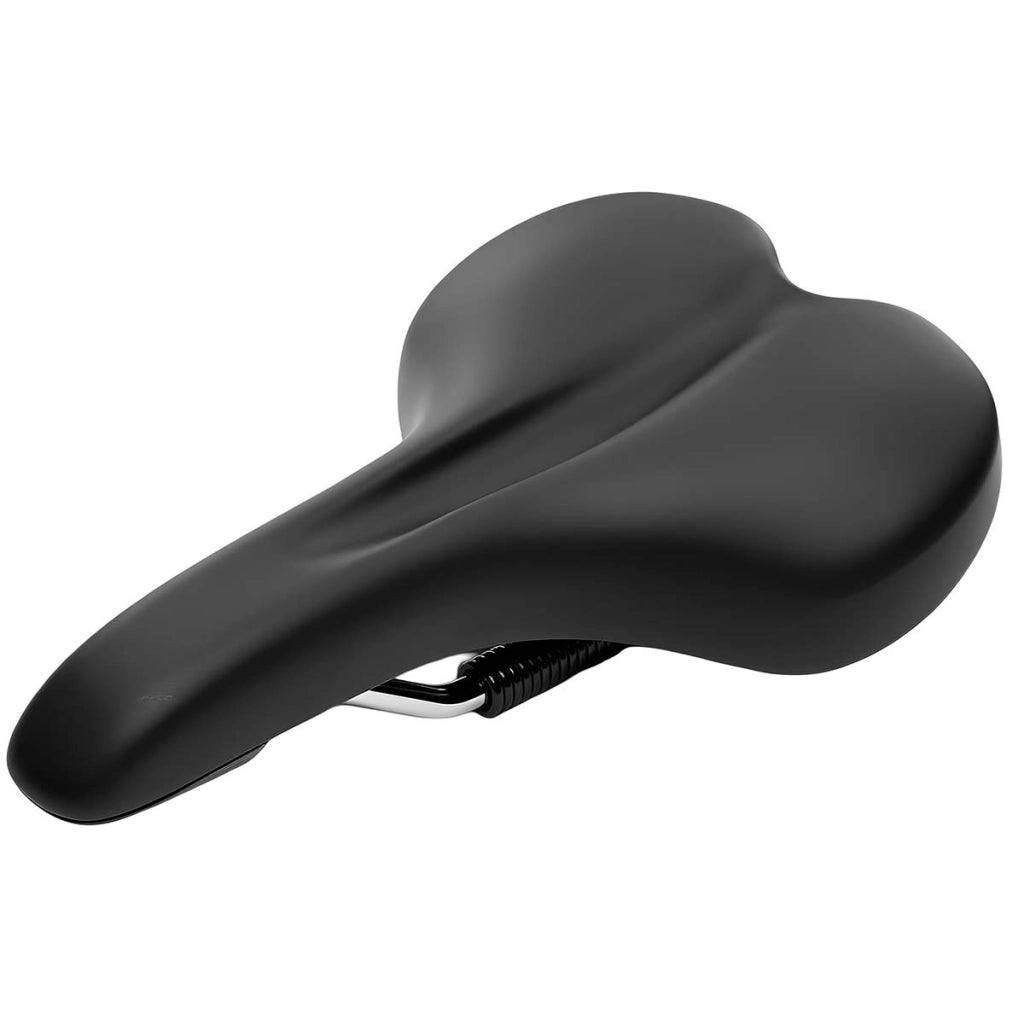 Sella ergonomica per bicicletta 27 x 17 cm con molle per bici da città e MTB Nero Avizar