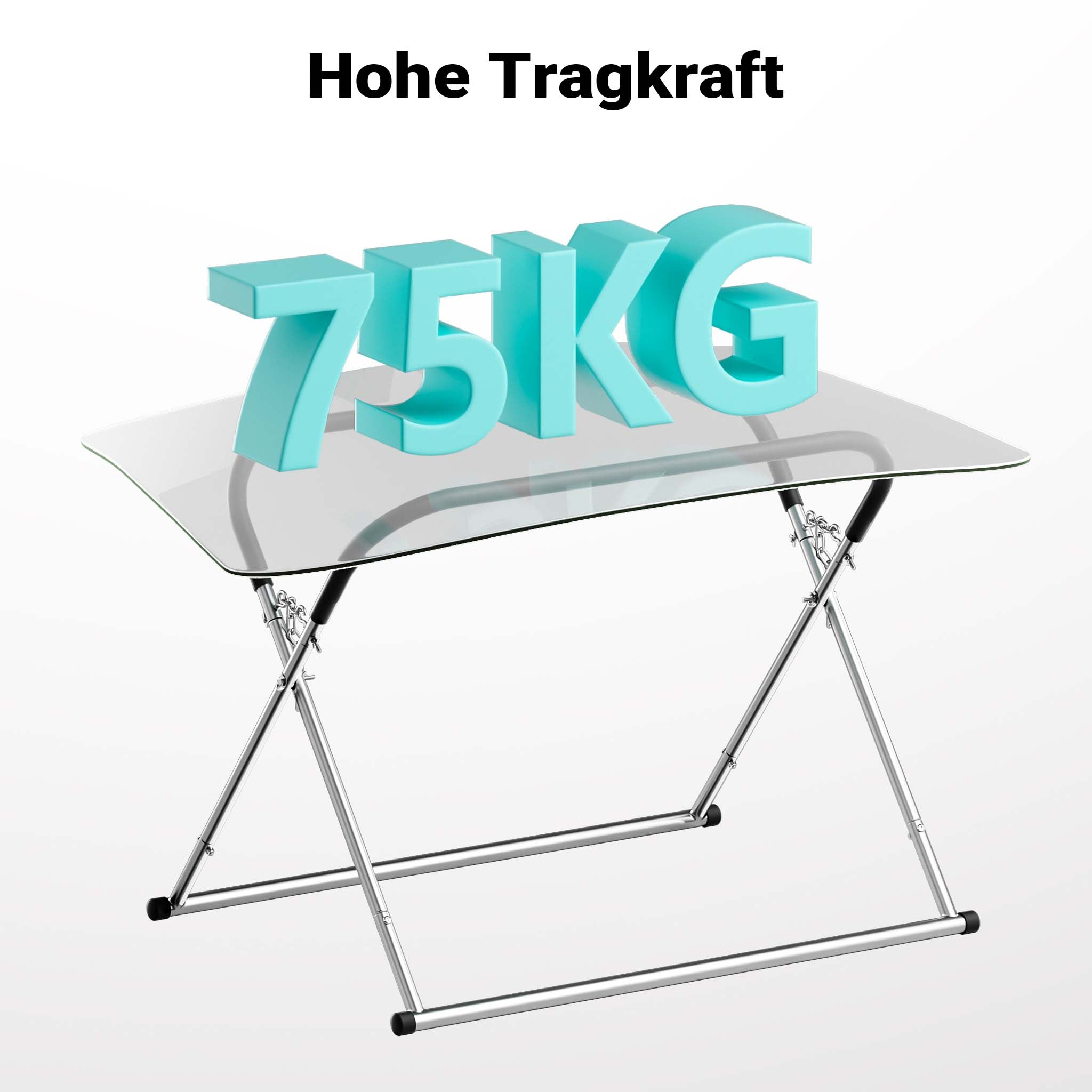 Cavalletto per parabrezza pieghevole regolabile in altezza max 75 kg supporto