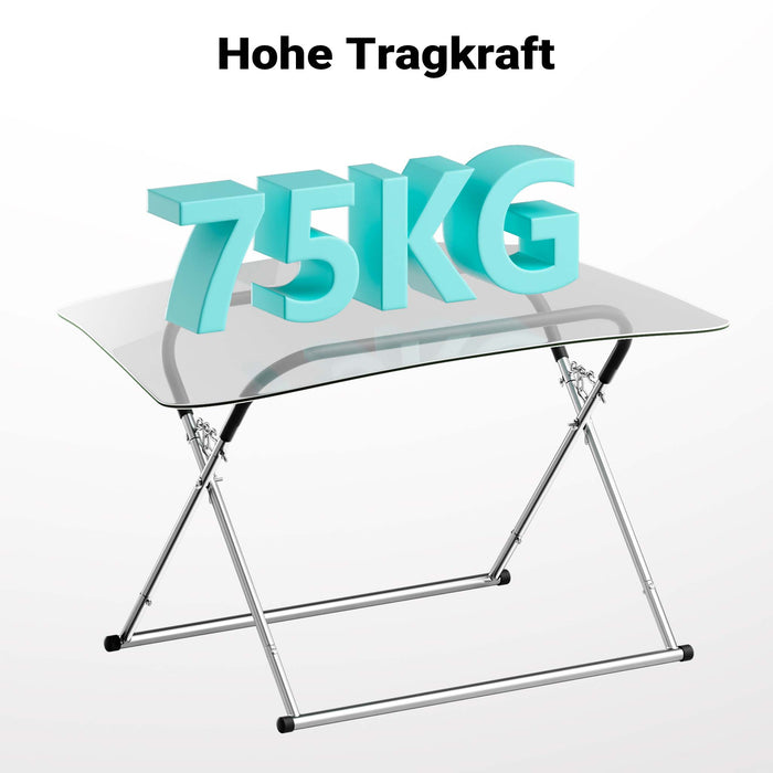 Cavalletto per parabrezza pieghevole regolabile in altezza max 75 kg supporto