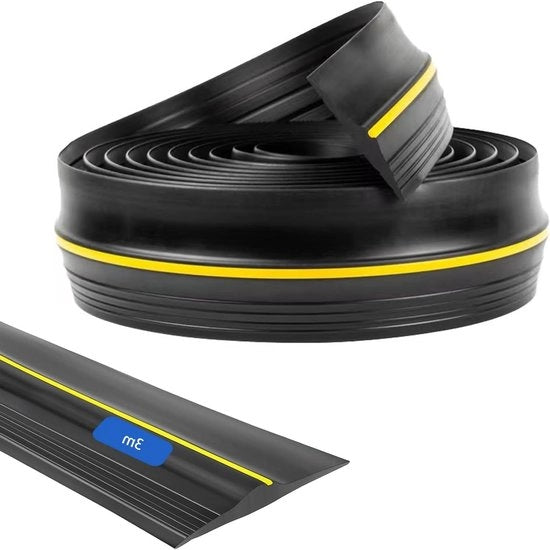 Afdichting universale per porte garage in gomma resistente all'acqua per pavimenti (3 metri) con sigillatura aggiuntiva