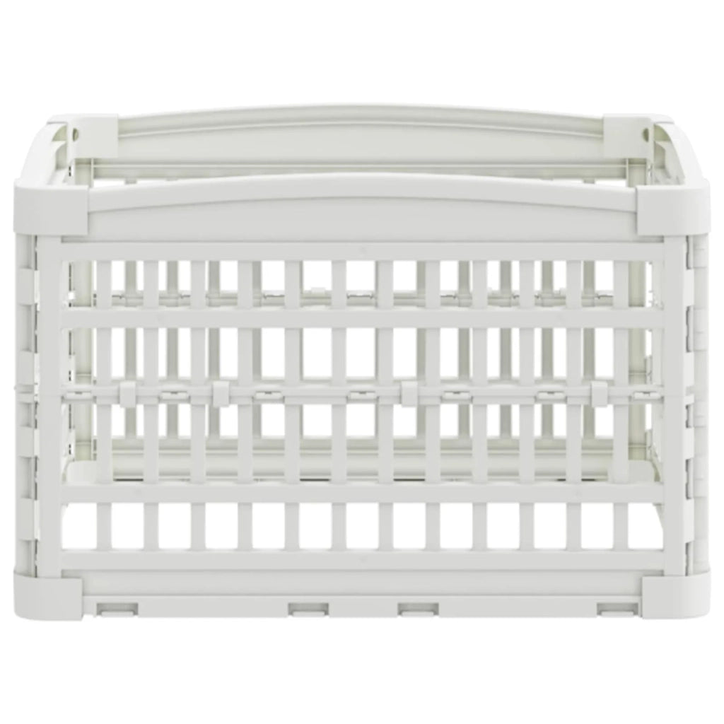 Parco giochi per cani a 4 pannelli Bianco 63 x 63 x 40 cm 42027213