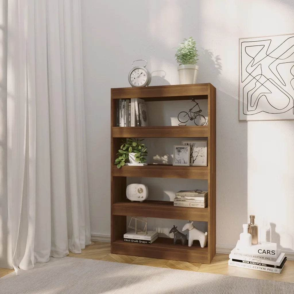 Libreria/Divisorio Rovere Marrone 80x30x135 cm in Truciolato 813622