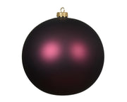 Pallina Di Vetro Malva Scuro D. 15Cm  1 Pz