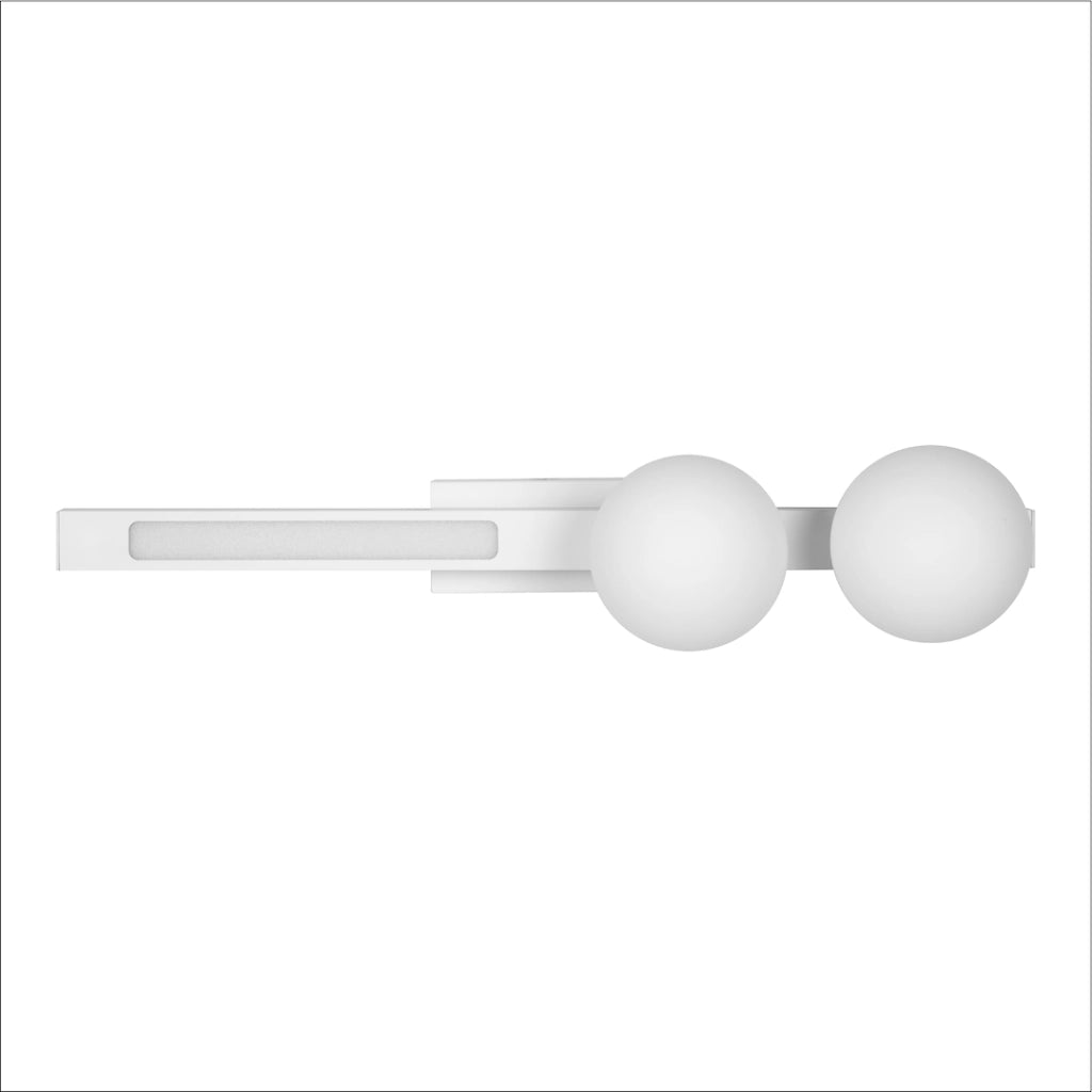 Applique Magnet bianca LED 13W CCT +2xG9 sfere Milagro