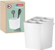 Sostegno per Cucina - Sostegno Autoadesivo per Cucina - Montaggio alla Parete senza Forare - Bianco