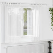 Tende in Voile con Passanti 2 pz Bianco 140x140 cm 4102331