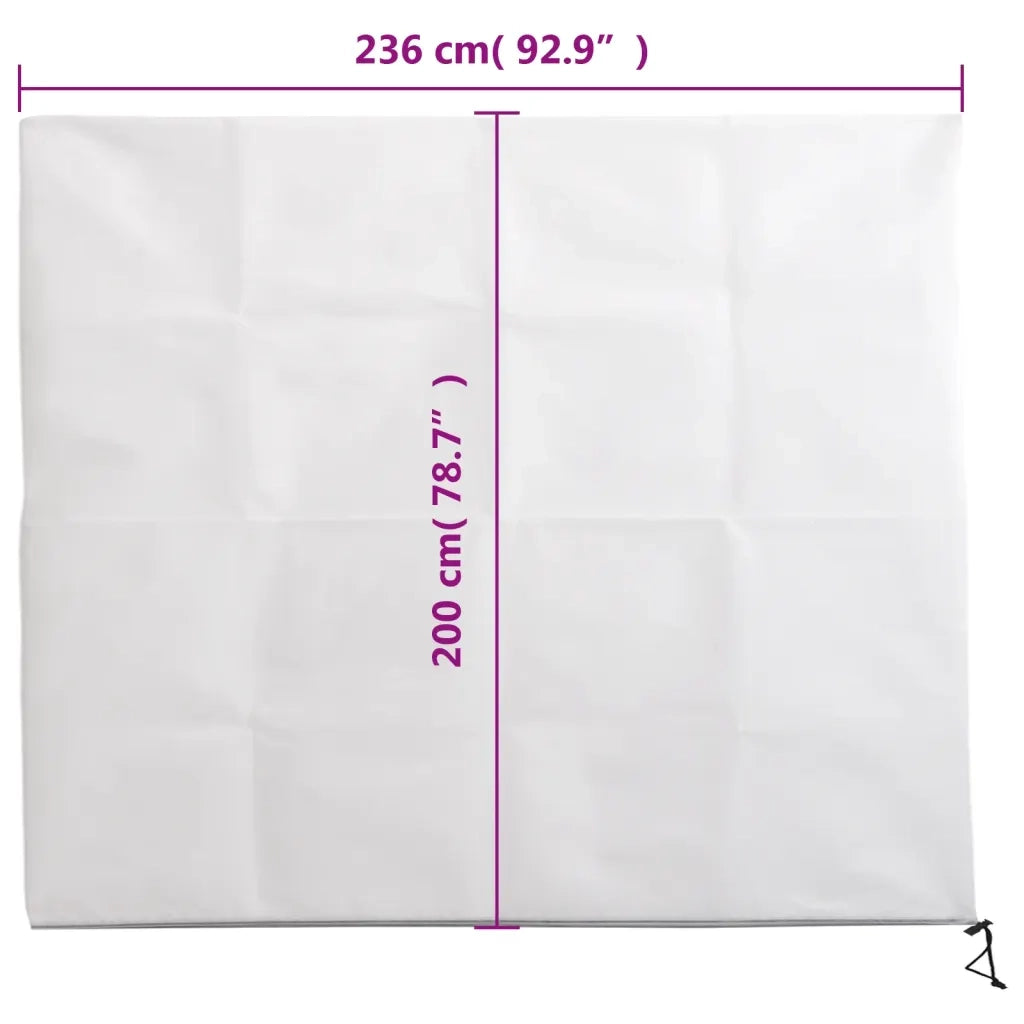 Coperture con Cerniera per Piante 2 pz 70 g/m2 2,36x2 m CFW1540593