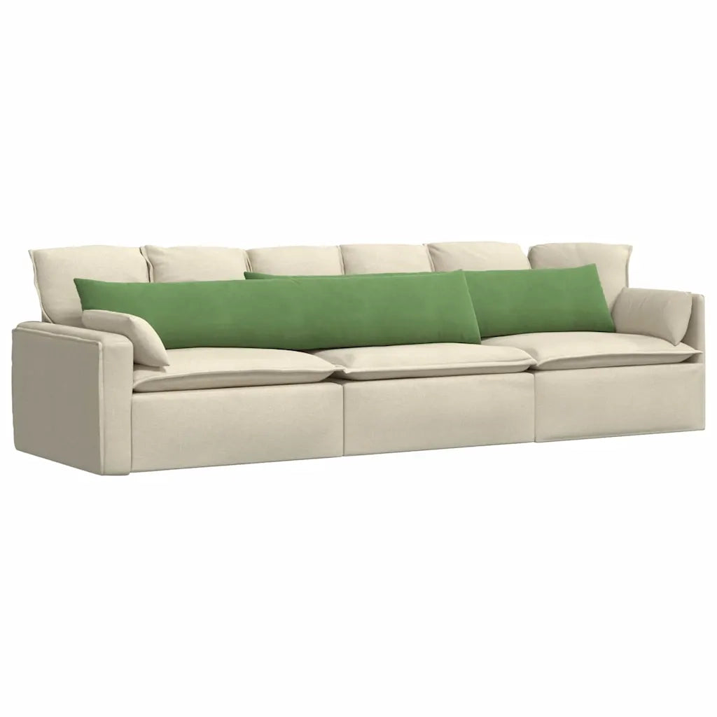 Cuscini da Divano 2 pcs Verde chiaro 200 x 40 cm