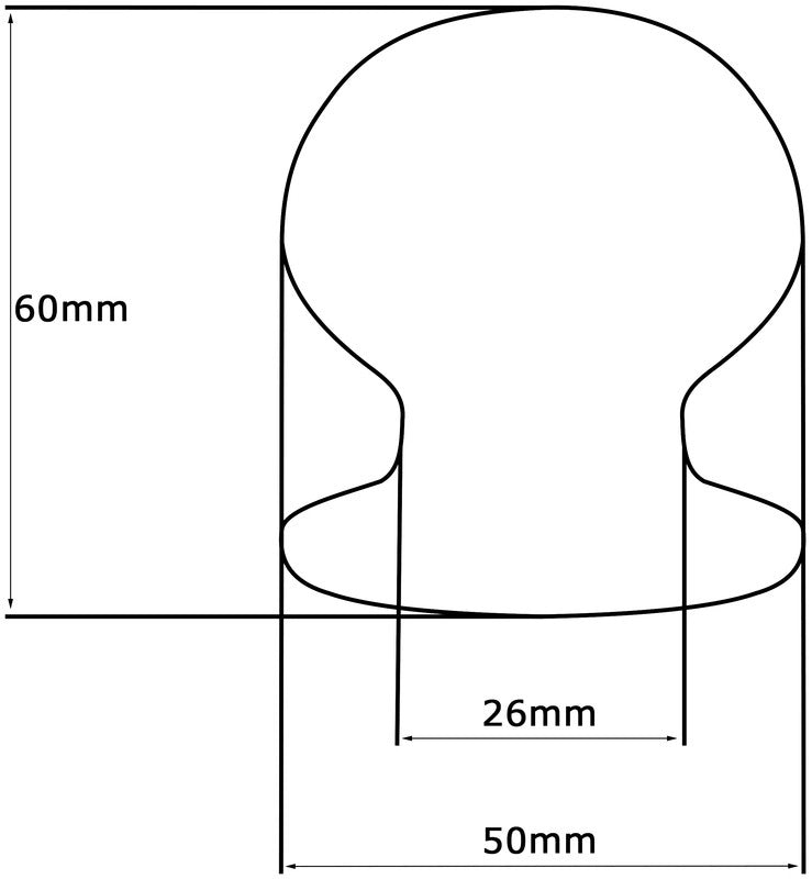 Pomolo fisso per porta SAGUATTI 169/50IB in alluminio marrone opaco