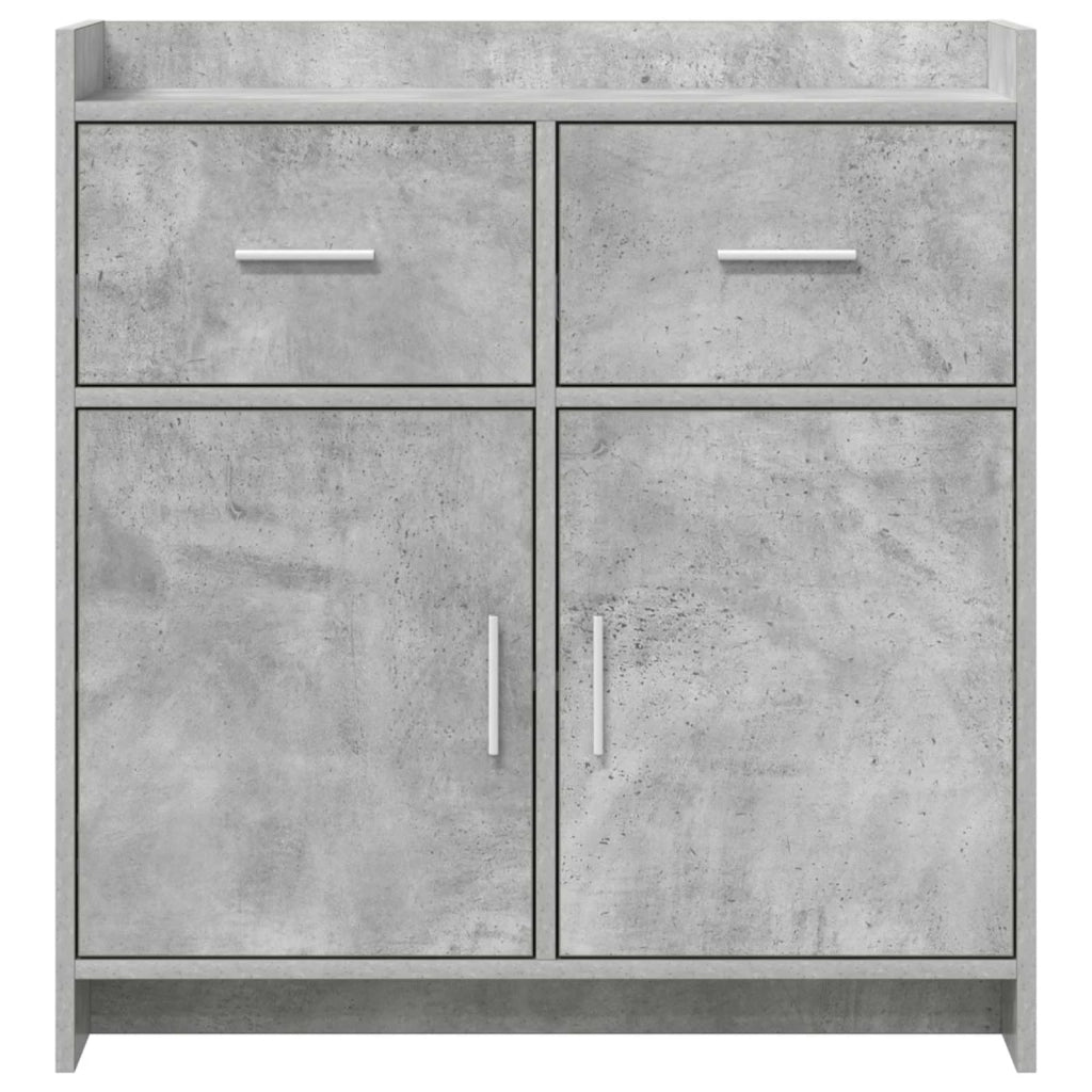 Credenza Grigio Cemento 75 x 36 x 80 cm Legno ingegnerizzato 8011118