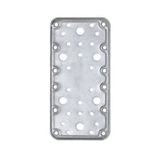 C PIASTRA DIRITTA ACCIAIO ZINCATO 90X180 MM- C LINE FER- 20,0 pz