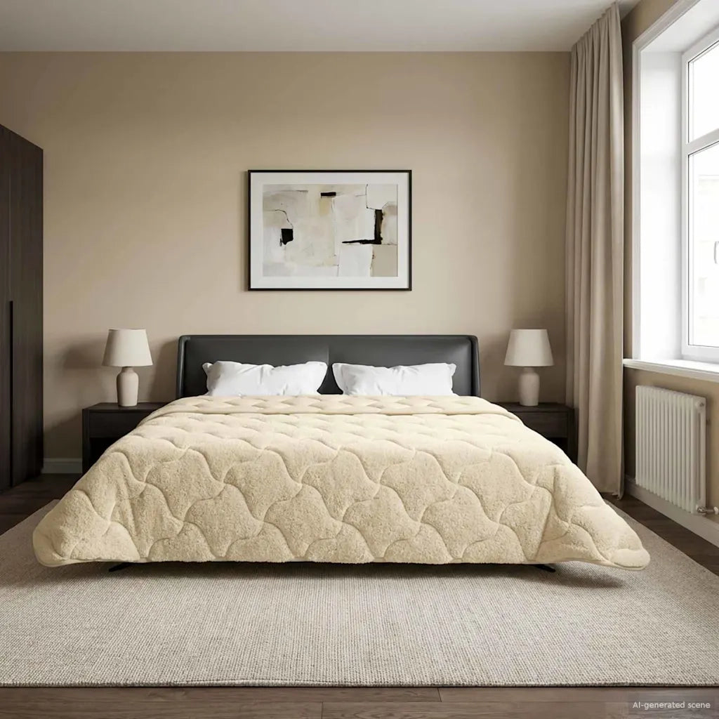 Piumone Completo Annuale Trapuntato Crema 200 x 240 cm 42026293