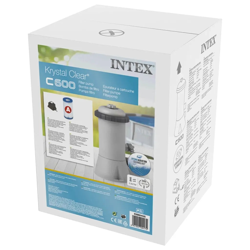 INTEX Pompa Filtrante a Cartuccia 2271 L/ora 28604GS 91495