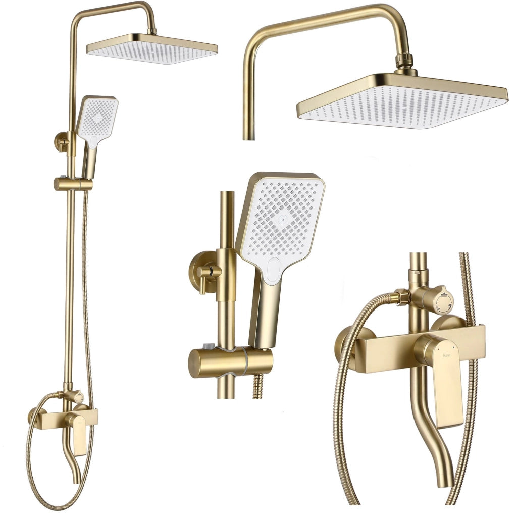 Set Doccia Da Incasso Rea Hass Gold