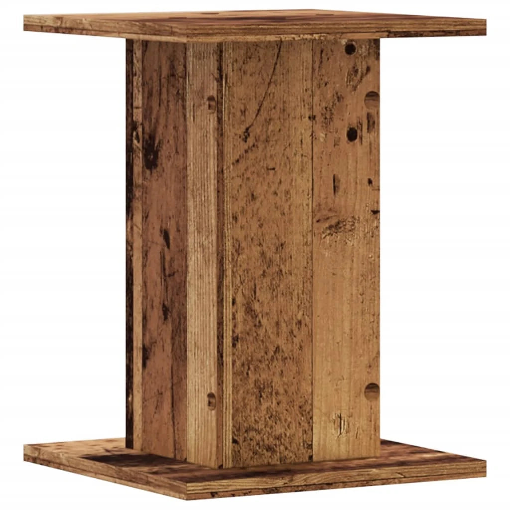 Portavasi mobili per fiori set da 2 legno di recupero legno ingegnerizzato marrone 02_0045375