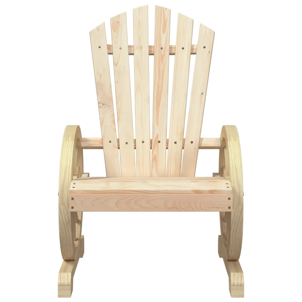 Sedie da Giardino Adirondack 2 pz | Sedie da Esterno in Legno Massello di Abete
