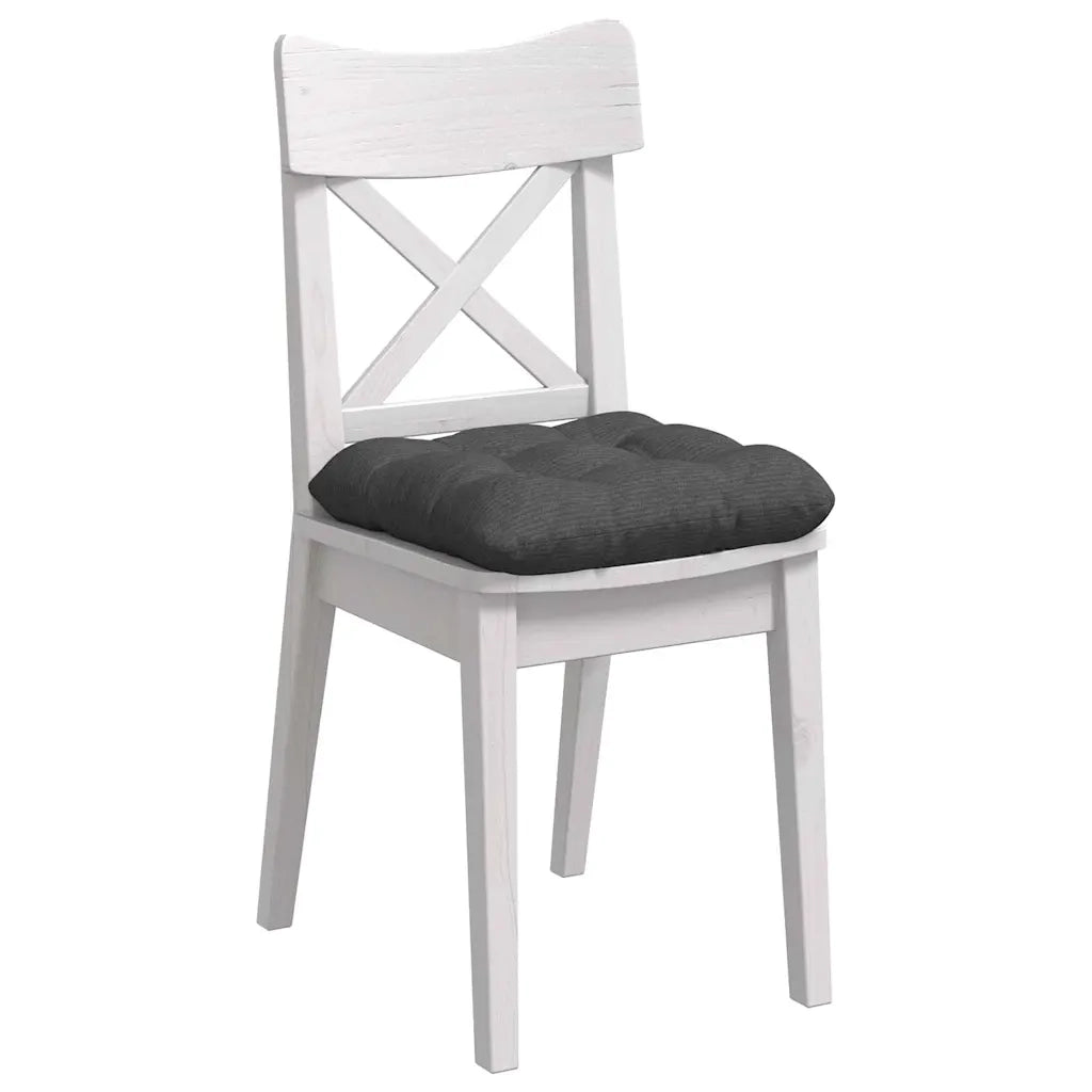 Cuscini per Seduta 4 pcs Grigio scuro 40 x 40 cm