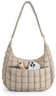 Borsa da spalla per donna, leggera e morbida, adatta per viaggi, uso quotidiano e lavoro | Impermeabile, cinturino morbido, leggera e comoda, per avere le mani libere, un must-have per il viaggio.