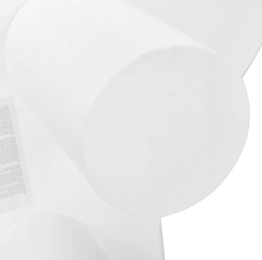 Tavolino a forma di nuvola in MDF bianco