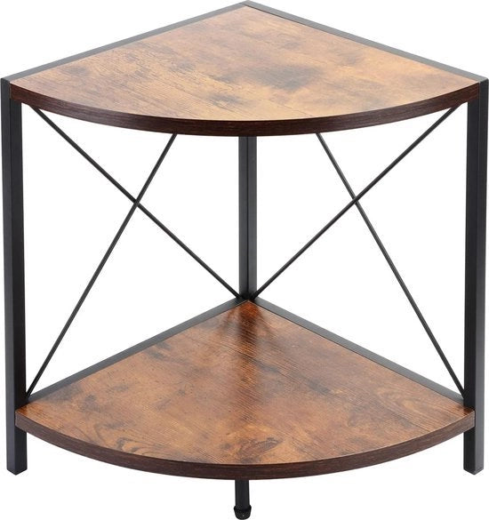 Kruidenrek a due livelli - Kruidenrek in posizione verticale - Organizzatore per la cucina - Multifunzionale in legno