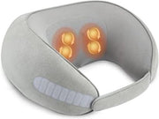 Cuscino di massaggio wireless - Cuscino di massaggio - Cuscino di massaggio per collo e schiena - Cuscino di massaggio per collo - 25L x 25P x 12A - Grigio