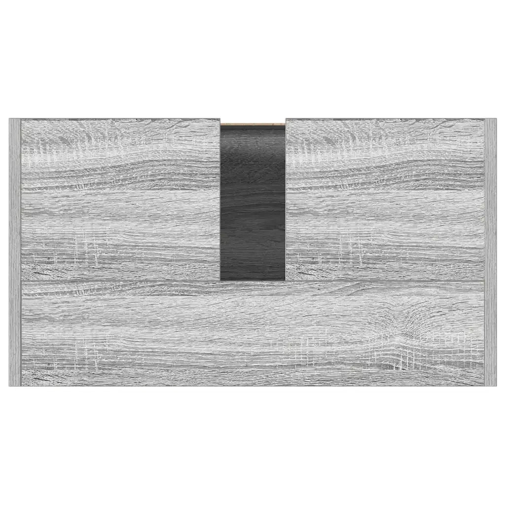 Armadietto Bagno Grigio Sonoma 60x33x61 cm in Legno Multistrato cod mxl 11647