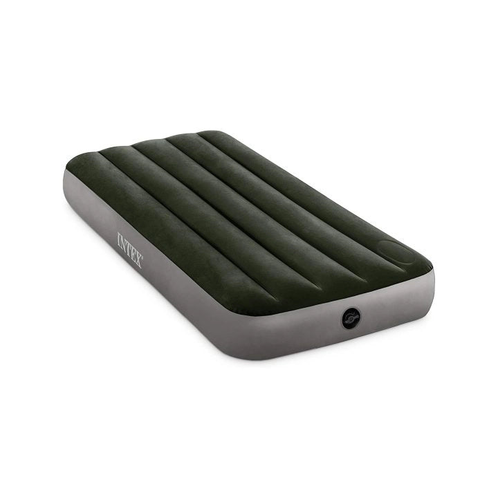 MATERASSO GONFIABILE DOWNY TWIN SINGOLO CON POMPA INCORPORATA  cm.191x99x25h.  peso kg.3,075 (64761)    INTEX