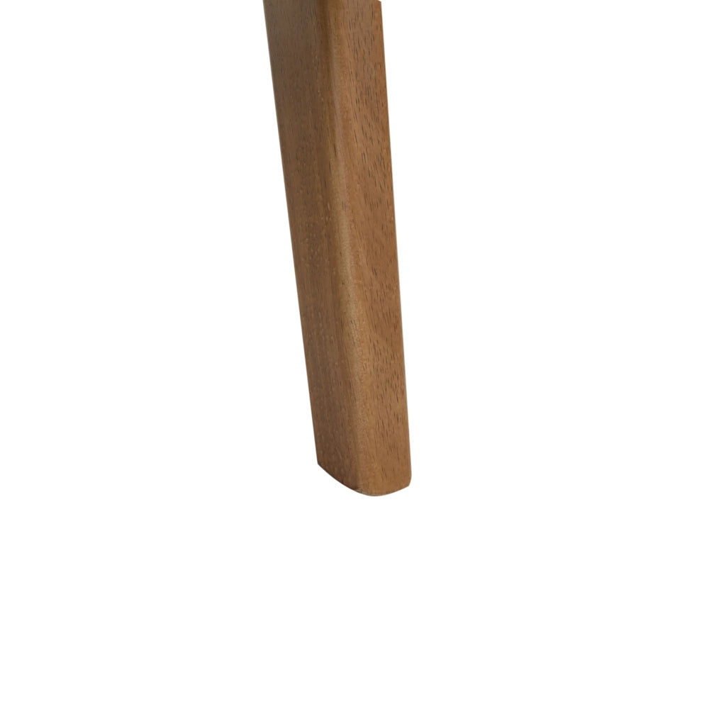 Poltrona con rivestimento in tessuto boucle beige Evje Design Retrò Struttura in legno Braccioli Soggiorno