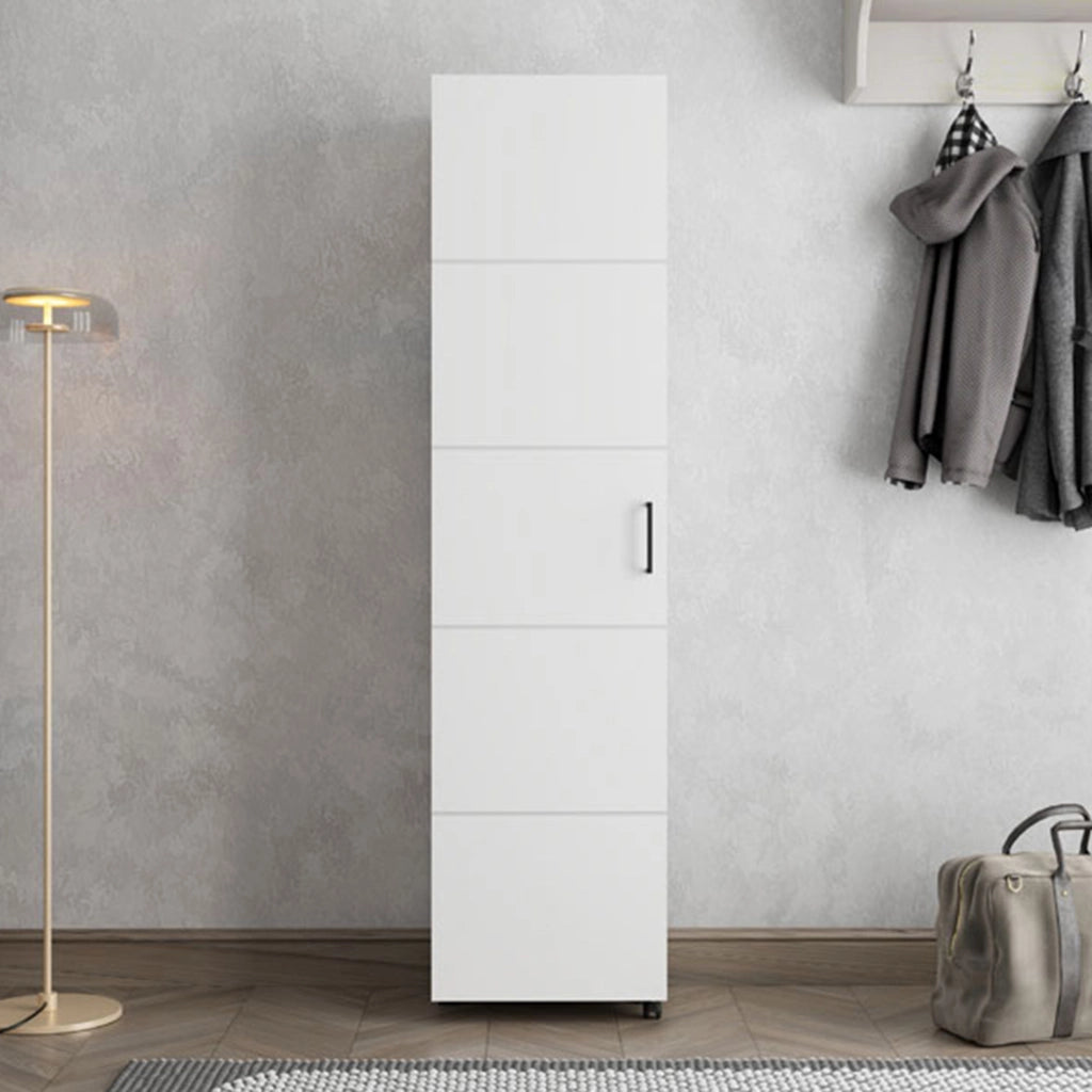Mobile Portascarpe Visby, Scarpiera 10 Ripiani, 46x33x185h cm Bianco Crema