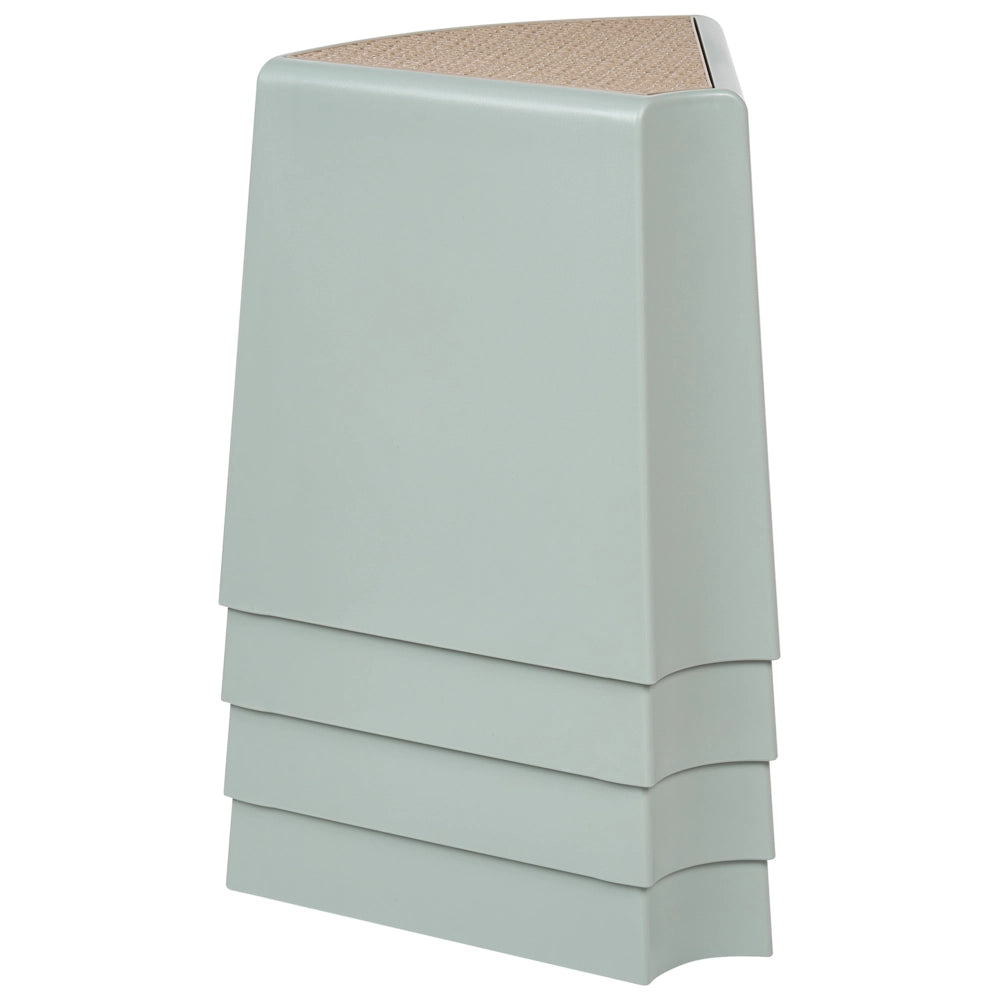 Set da 4 sgabelli da giardino in materiale sintetico verde chiaro sedute aggiuntive per patio poggiapiedi impilabili