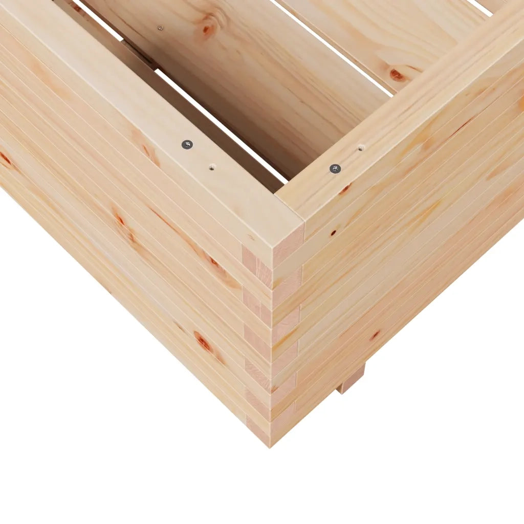 Fioriera da Giardino 70x70x49,5 cm in Legno Massello di Pino 847363