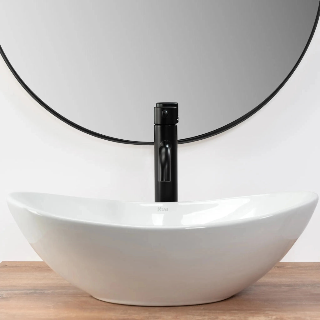 Lavabo Da Appoggio Rea Royal Mini White
