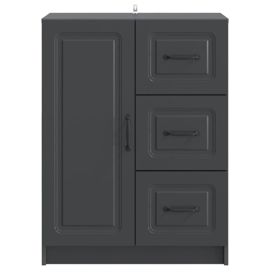 Credenza Nero 66 x 34,5 x 87 cm Legno ingegnerizzato 895776
