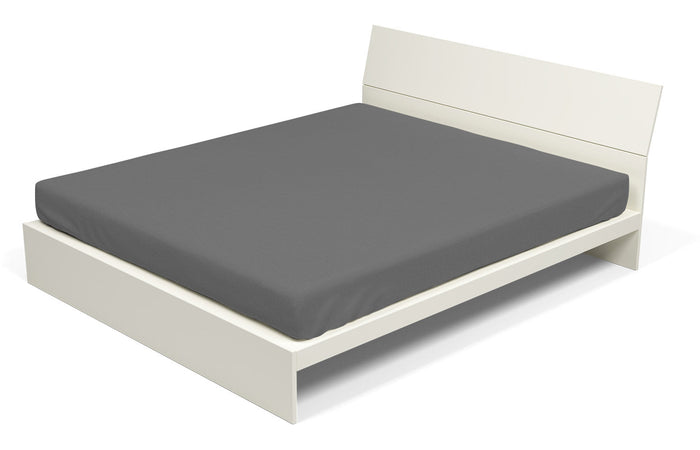 Lenzuolo Sotto con Angoli ed Elastico Tinta Unita Fumo Matrimoniale Maxy