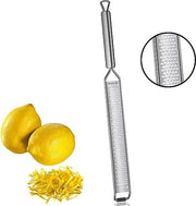Zester gourmet per formaggio - Accessorio da cucina con impugnatura comoda - Manico per formaggi duri - Modello: 12345 - Materiale: acciaio inossidabile - Lunghezza: 20 cm - Peso: 120 g