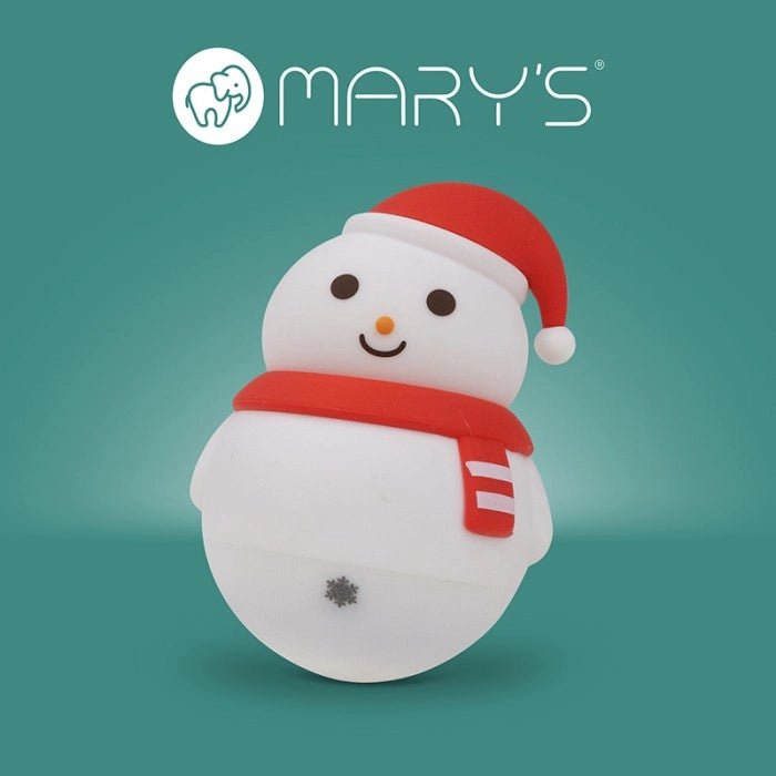 Lampada notte bimbi senza fili Pupazzo Neve RGBW 1W Mary's