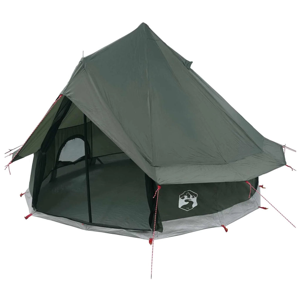 Tenda Tipi Verde militare 250 x 250 cm Poliestere e Acciaio 42028722