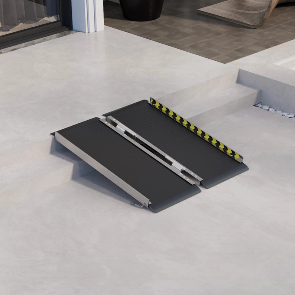 Rampa per carrozzina pieghevole ¨C zephmum ¨C 91x73.6 cm nero