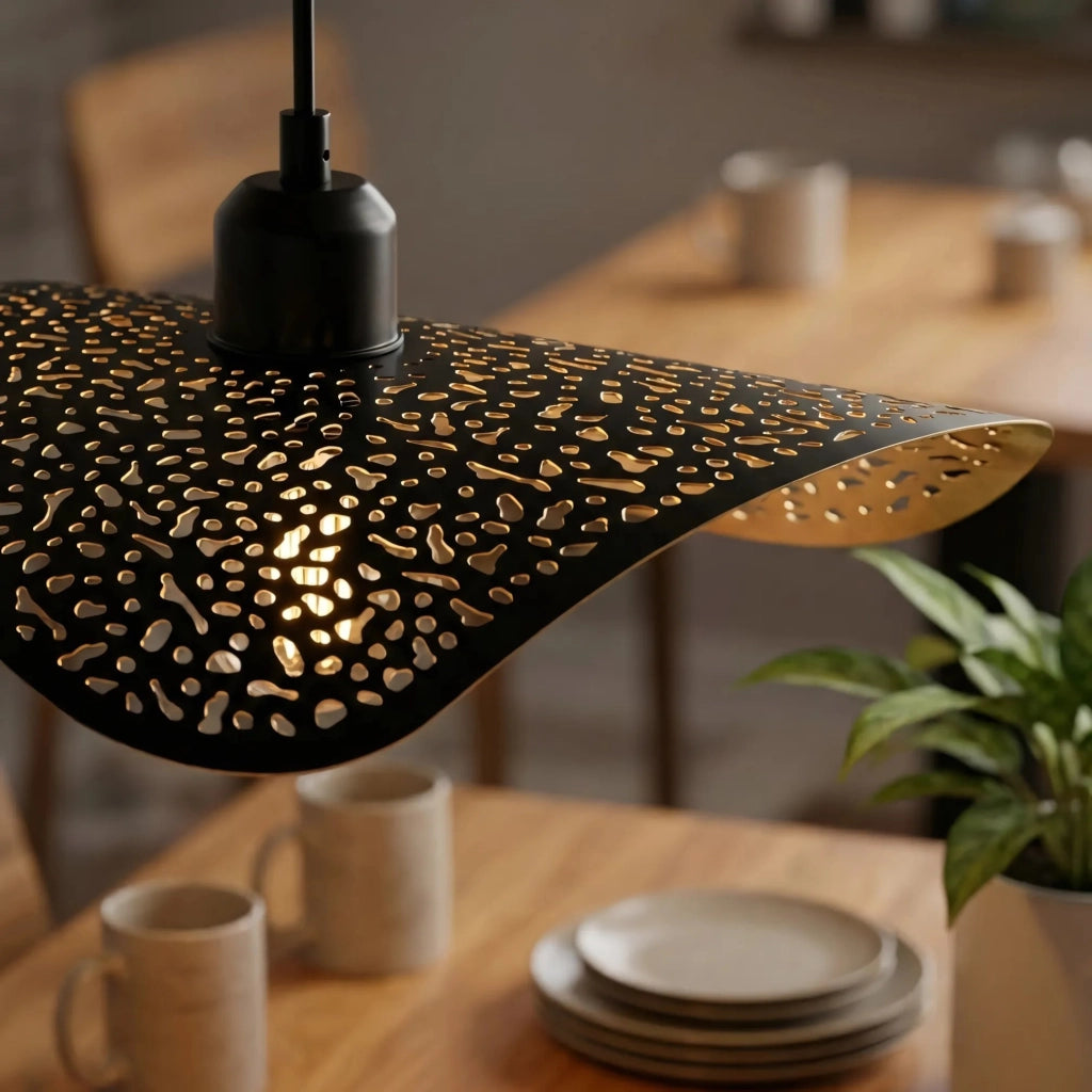 Lampada Da Soffitto APP1468-1CP Black/old Gold