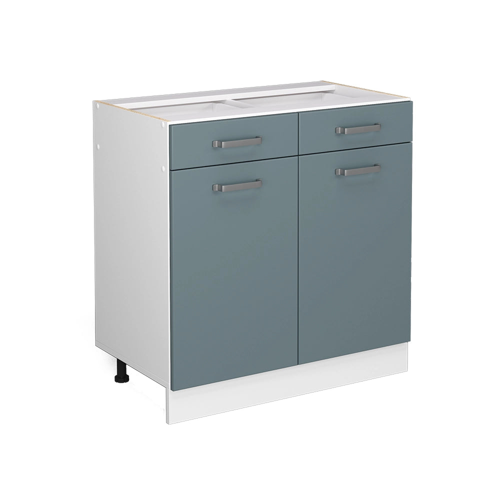 Vicco Frontale cucina Grigio-blu 79.2 x 70.8 cm frontale del mobile per mobile base con cassetti