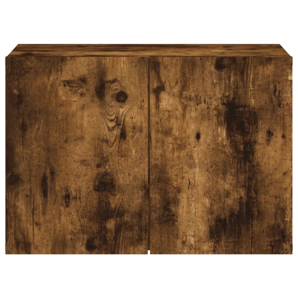 Mobile TV a Parete | Armadietto TV | Mobile Porta TV Rovere Fumo 60x30x41 cm