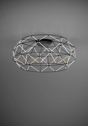EUCLIDE LAMPADARIO SOSPESO 35CM A LED 2700K 2945LM 44W COLORE NERO
