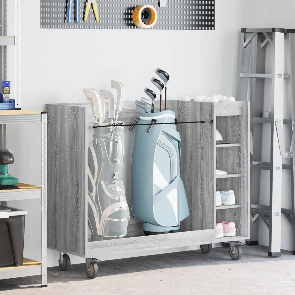 Armadio per Golf con ruota Grigio Sonoma 120 x 45 x 98 cm 899476