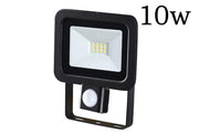 Faro LED 10W Faretto Slim Con Sensore Movimento Pir Crepuscolare ip65 - ZENCOCCO