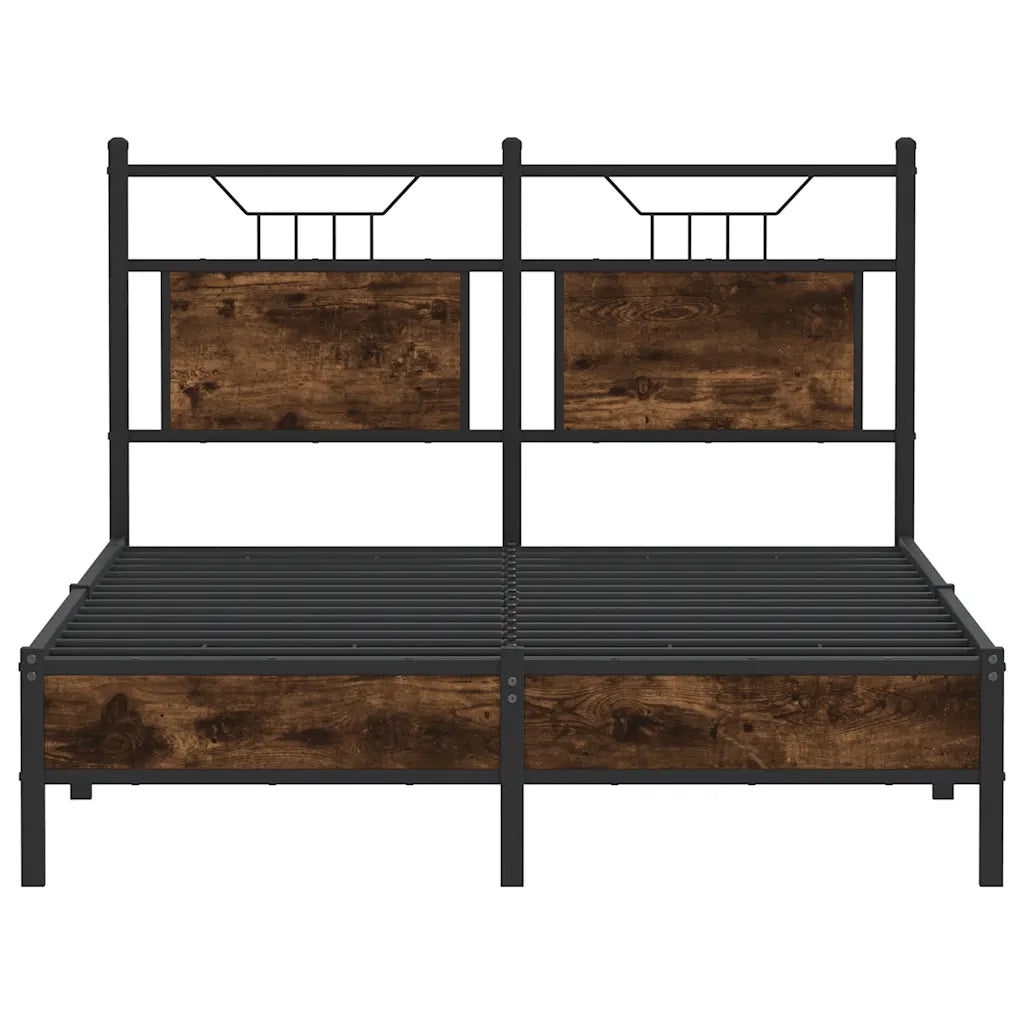 Giroletto senza Materasso Rovere Fumo 120x190 cm in Truciolato