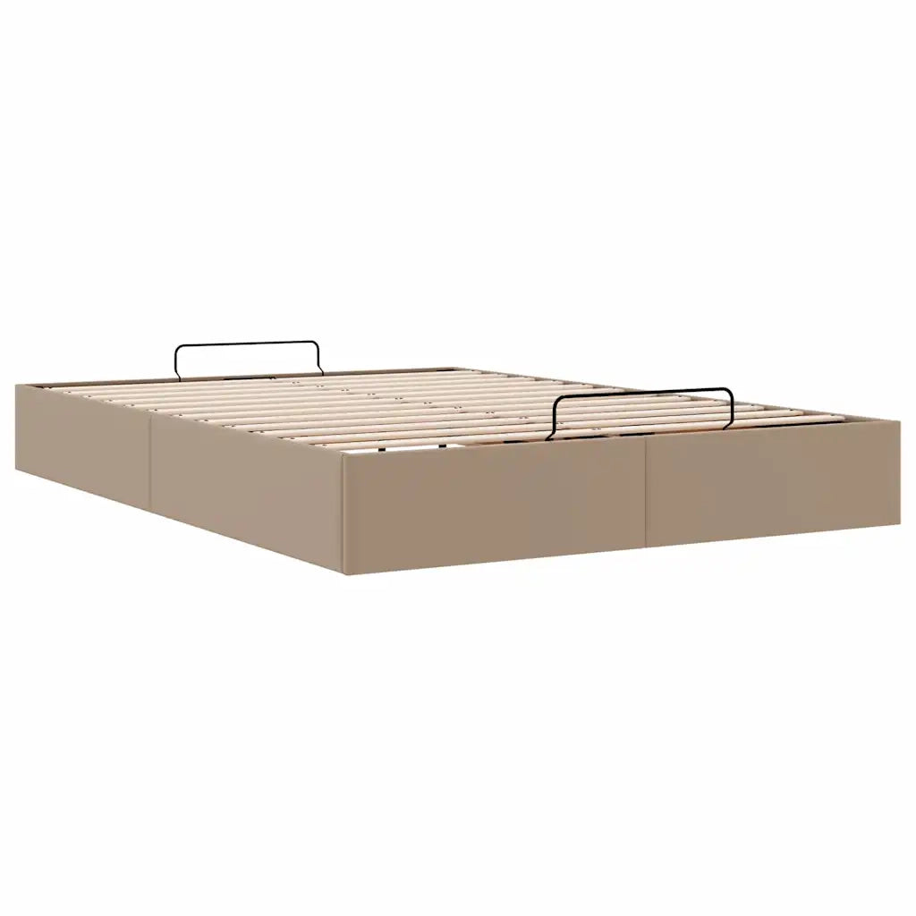 Struttura Letto Pouf senza Materasso 140x200 cm Similpelle