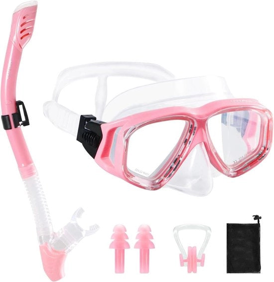 Kit di immersione per adulti con maschera di immersione panoramica - Maschera anti-leak per immersione, nuoto e immersione subacquea