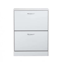 Scarpiera Sally 60x24x80 h cm in Legno Bianca