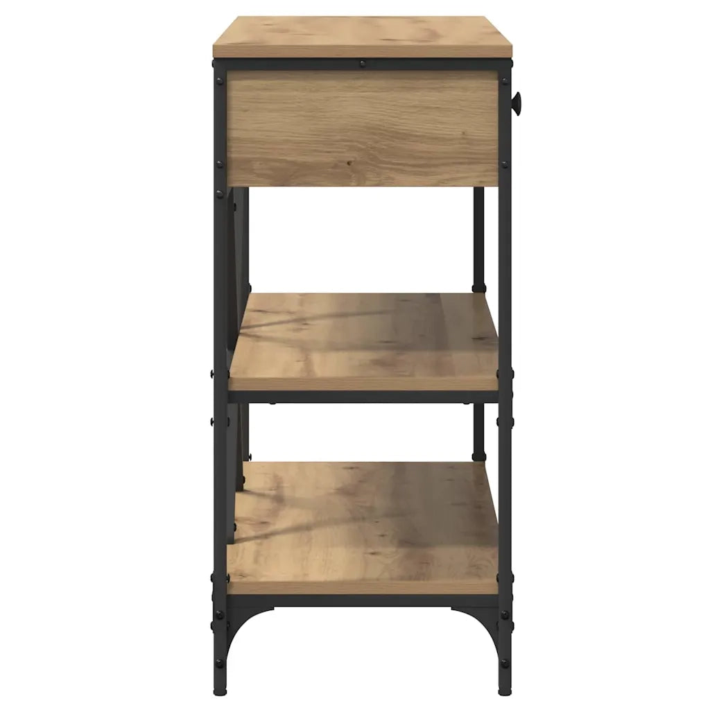 Tavolo consolle con cassetto Marrone 100 x 34,5 x 75 cm legno 871305